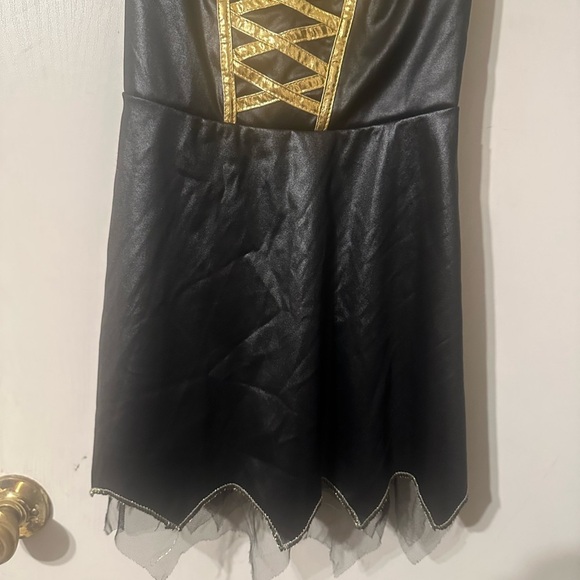 DC Black and Gold BatGirl Superhero Costume - Picture 9 of 9